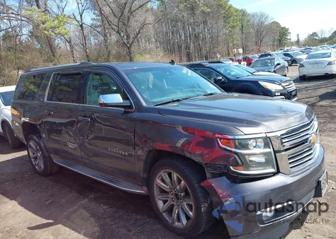 2015 Chevrolet Suburban 1500 Ltz из США, поврежденный, VIN 1GNSKKKC9FR120638